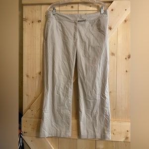 Nike Golf Dri Fit Wide Leg Capri Khaki Pants Sz 10